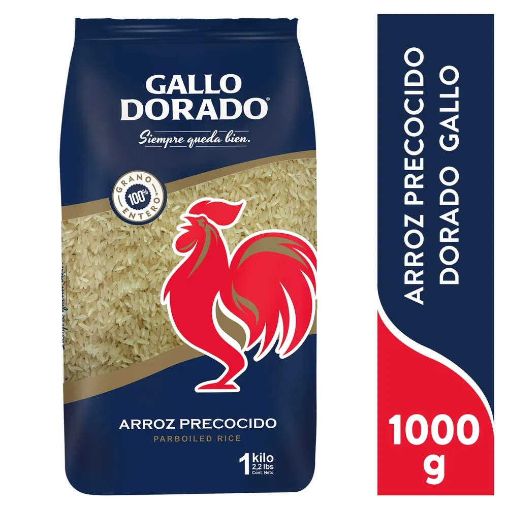 Arroz gallo dorado precocido