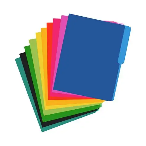 FOLDER TAMAÑO CARTA (COLORES)